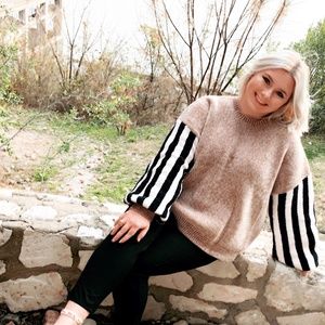 Baylie Paige Boutique Khaki Sweater